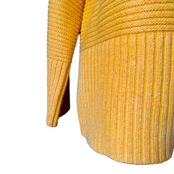 TWIK - Mustard yellow knit mock-neck sweater - Large - Picture 5 of 9